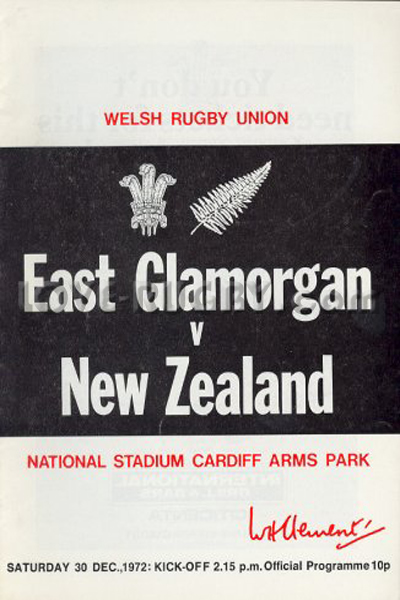 East Glamorgan New Zealand 1972 memorabilia